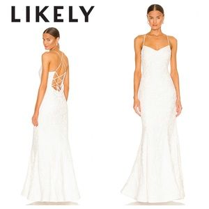 LIKELY Sardo Lace Gown